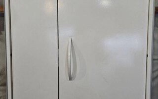 тамбурная двустворчатая дверь с ручкой скобой